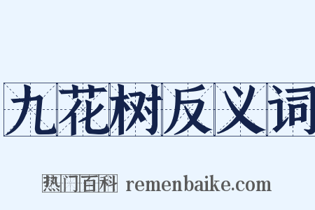 九花树反义词是什么意思的图片